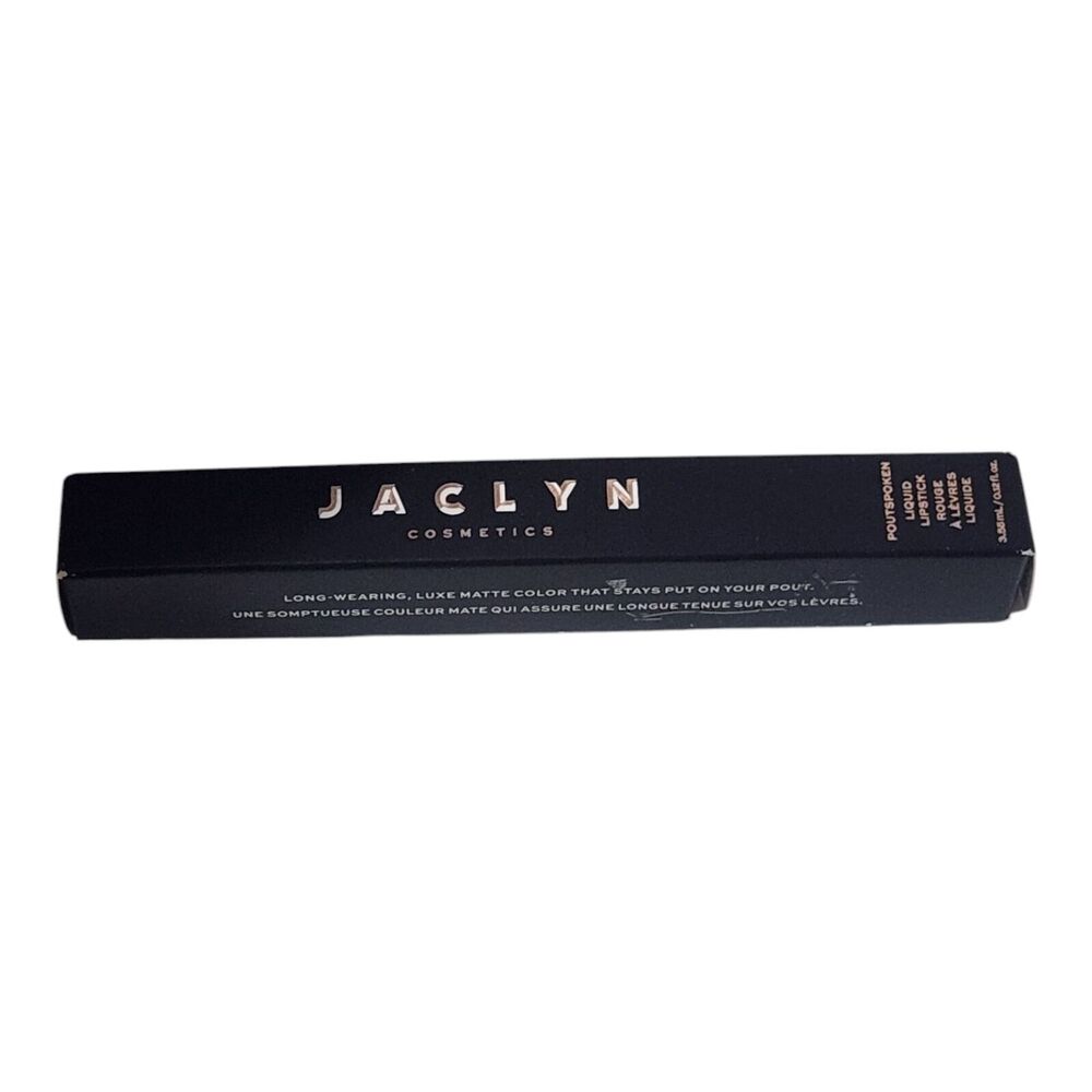 Jaclyn Cosmetics Poutspoken Liquid Lipstick No Rules Matte Red 3.5ml‎ NIB